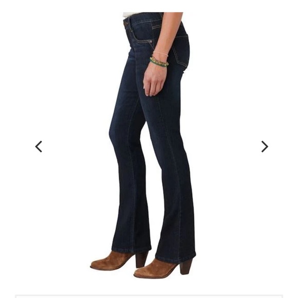 Democracy Ab Technology Itty Bitty Boot Jeans Women’s Size 14 Dark Wash CL - Picture 13 of 13